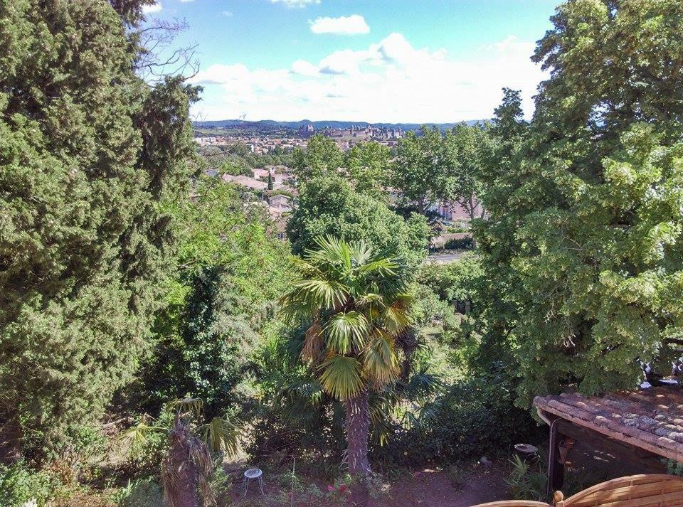 Gite Avec Vue Imprenable Sur La Cite Villa Carcassonne Exteriör bild
